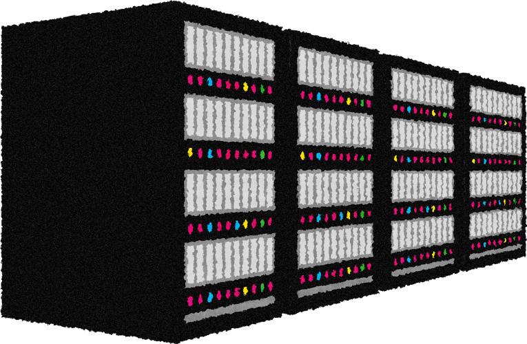 サーバー 各種 ふりいいな イラストの素材屋さん